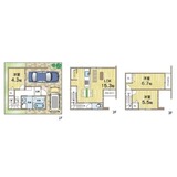 2580万円、3LDK、土地面積54.64㎡、建物面積76.47㎡ 間取り図