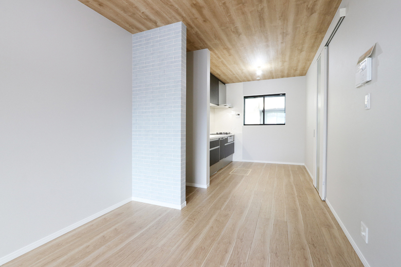 リビングとキッチンが近く、安心感があります。